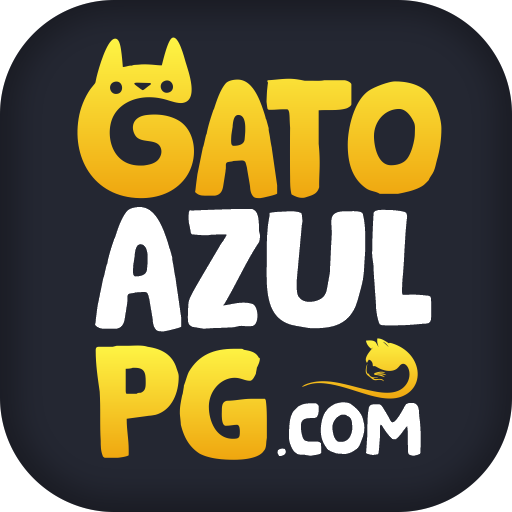 logotipo da plataforma gatoazulpg onde você poderá se cadastrar gratuitamente